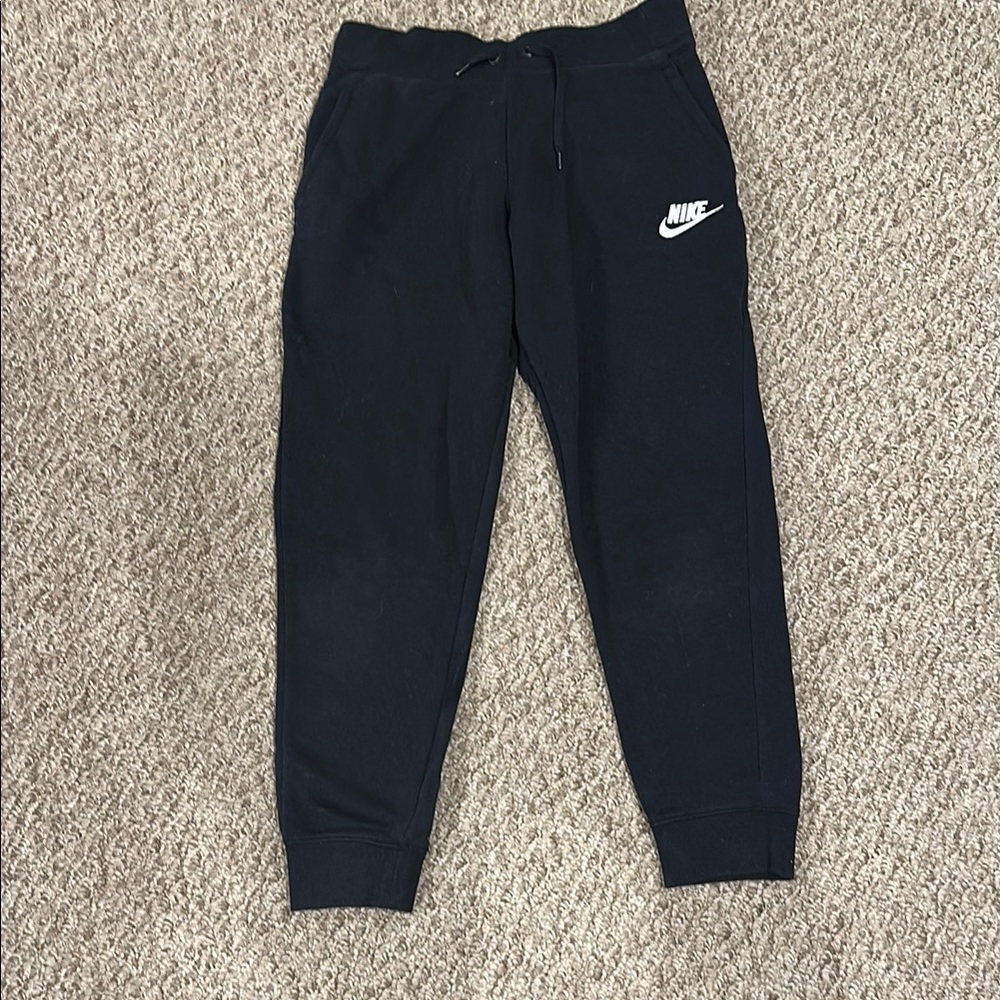 Nike Black Joggers with Tapered Fit